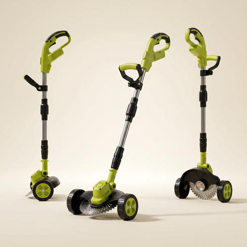 Cordless Handheld Grass Trimmer, 3 Blade Types