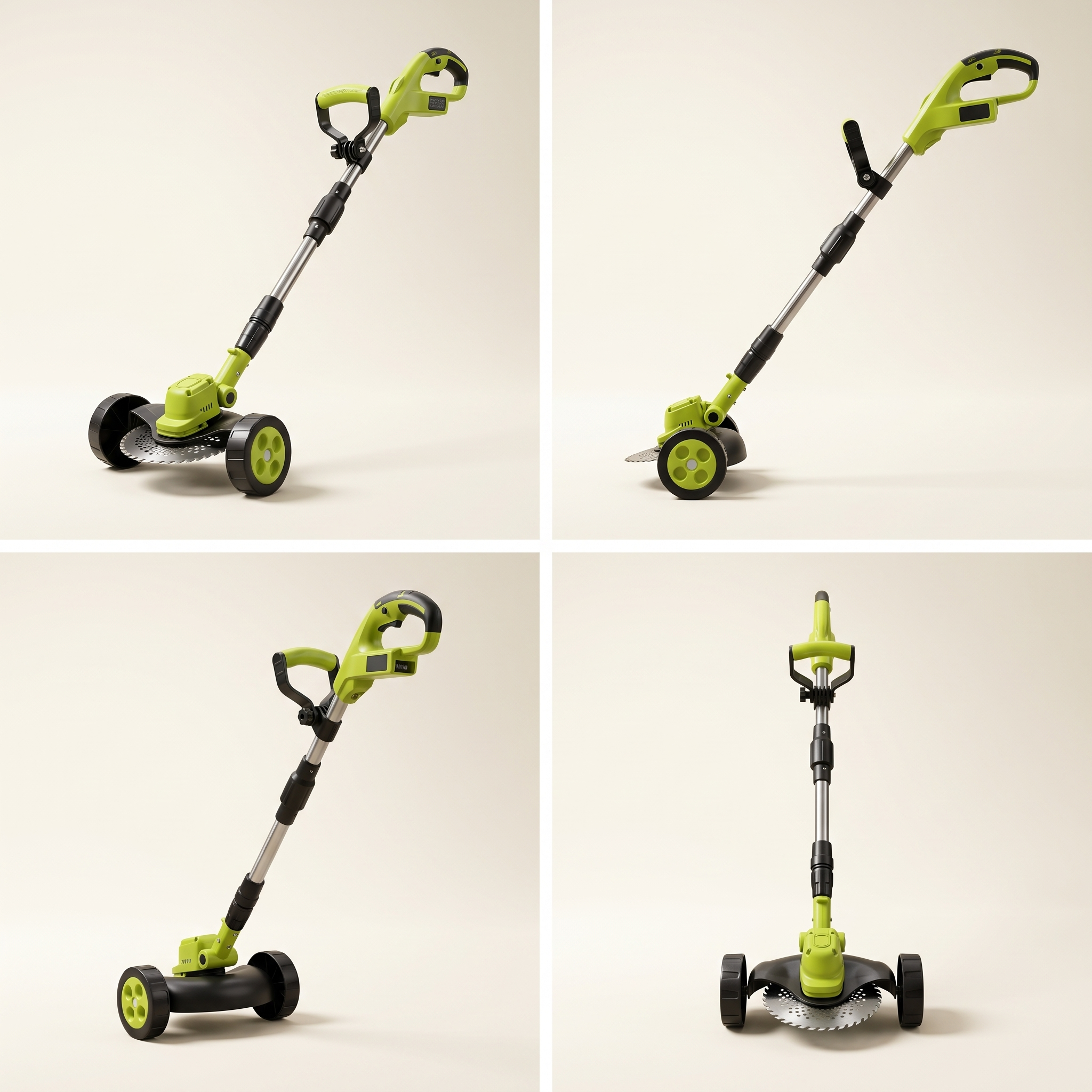 Cordless Handheld Grass Trimmer, 3 Blade Types