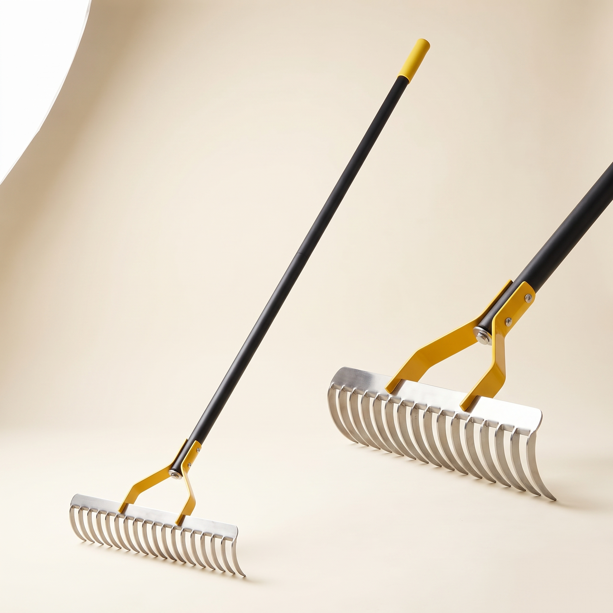 Adjustable Dethatching Rake, 4-in-1