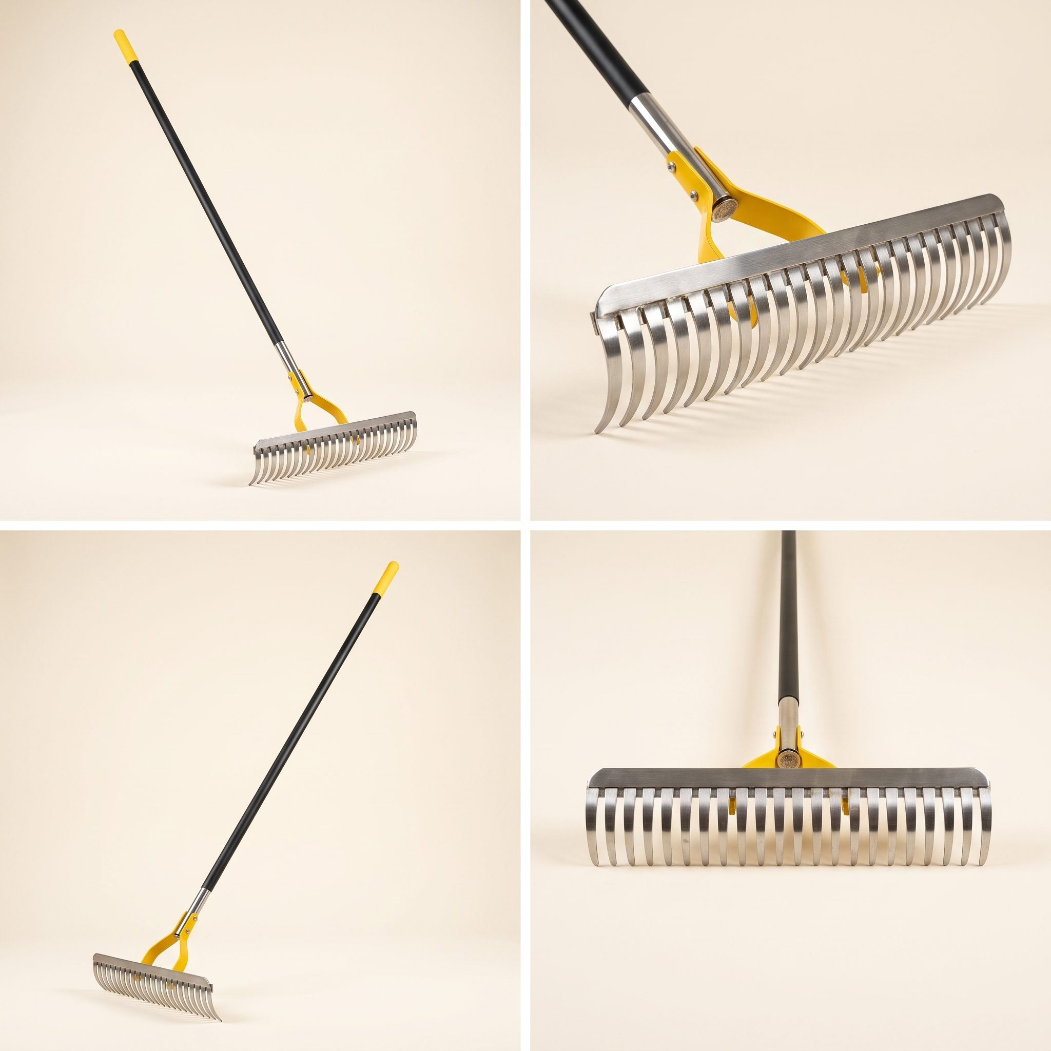Adjustable Dethatching Rake, 4-in-1