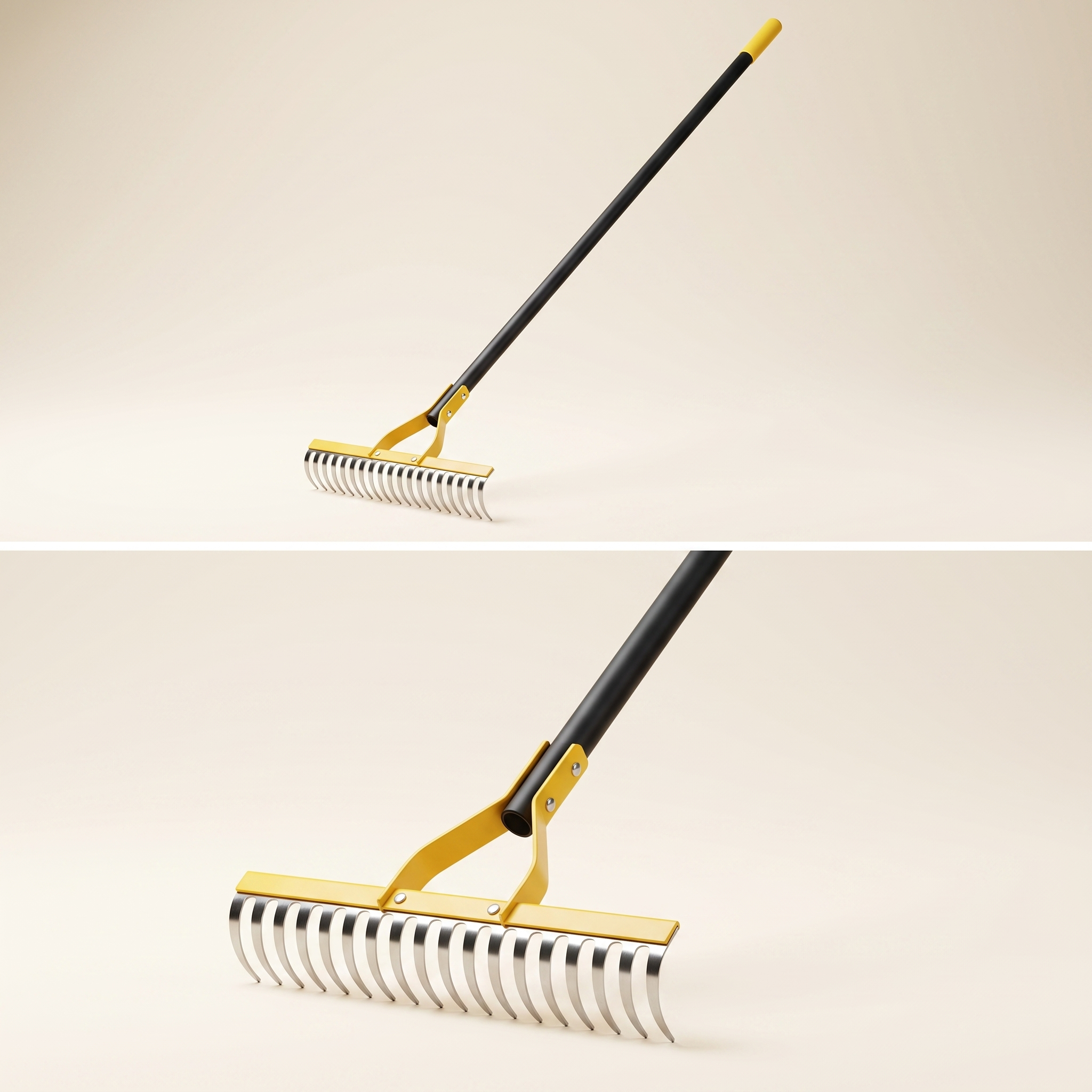 Adjustable Dethatching Rake, 4-in-1